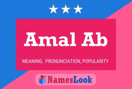 Amal Ab Name Poster