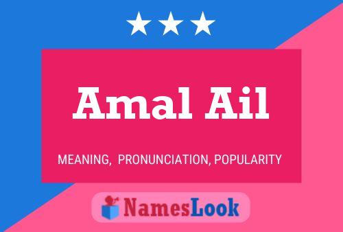 Amal Ail Name Poster