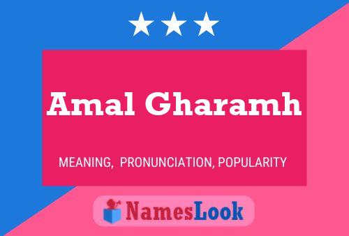 Amal Gharamh Name Poster