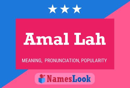 Amal Lah Name Poster