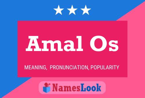 Amal Os Name Poster