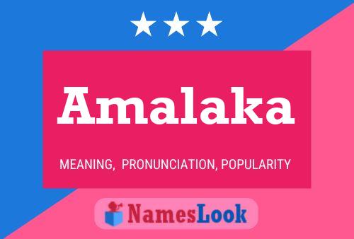 Amalaka Name Poster