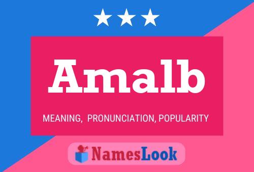 Amalb Name Poster