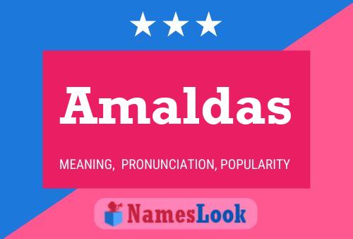 Amaldas Name Poster