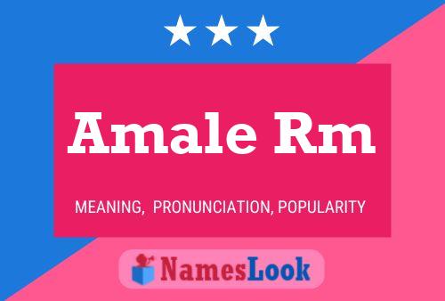 Amale Rm Name Poster