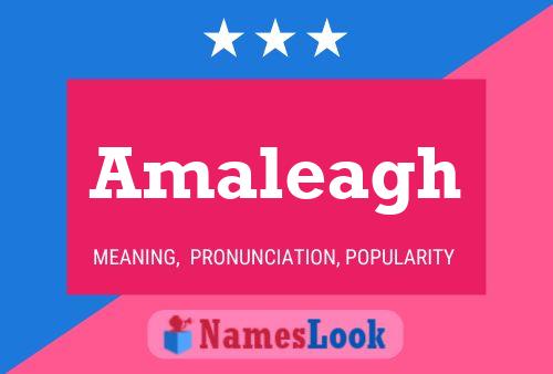 Amaleagh Name Poster