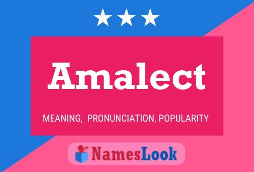 Amalect Name Poster