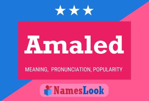 Amaled Name Poster