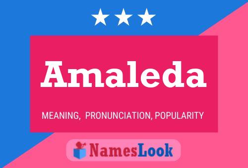 Amaleda Name Poster