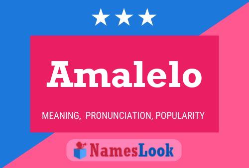 Amalelo Name Poster