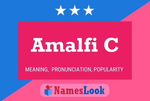 Amalfi C Name Poster