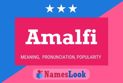 Amalfi Name Poster