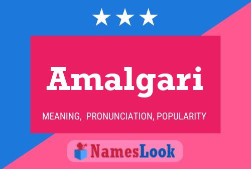 Amalgari Name Poster