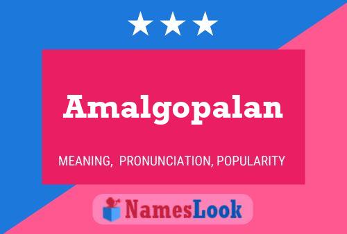 Amalgopalan Name Poster