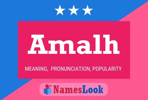 Amalh Name Poster