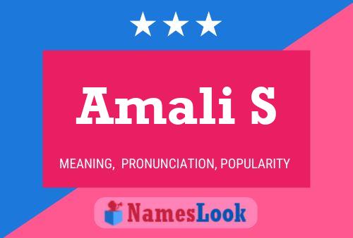 Amali S Name Poster