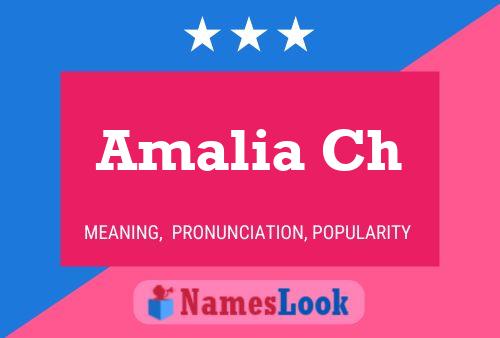 Amalia Ch Name Poster