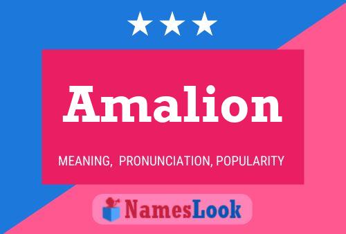 Amalion Name Poster