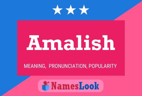 Amalish Name Poster