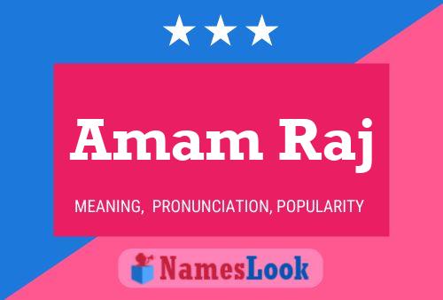 Amam Raj Name Poster