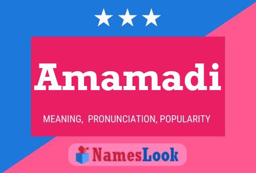 Amamadi Name Poster