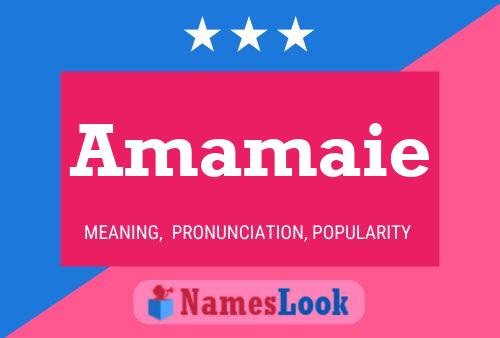 Amamaie Name Poster