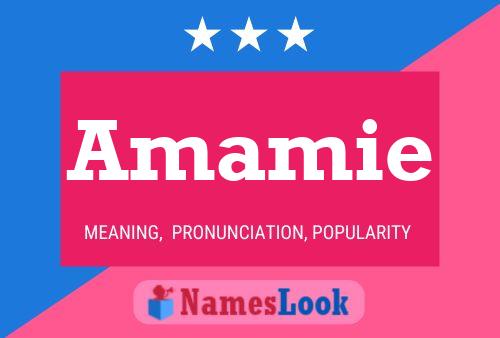 Amamie Name Poster