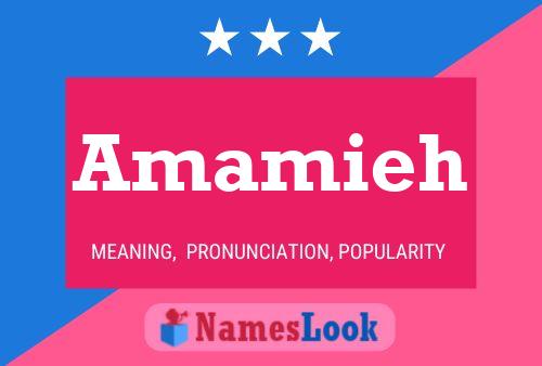 Amamieh Name Poster