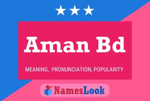 Aman Bd Name Poster