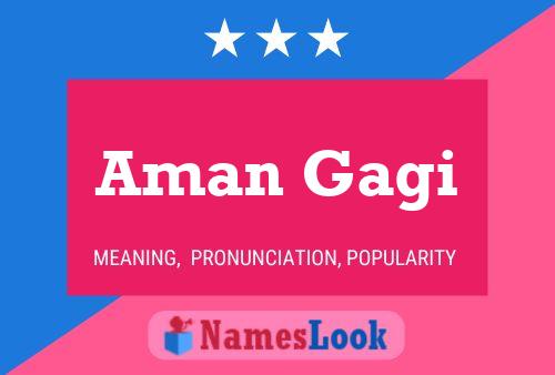 Aman Gagi Name Poster