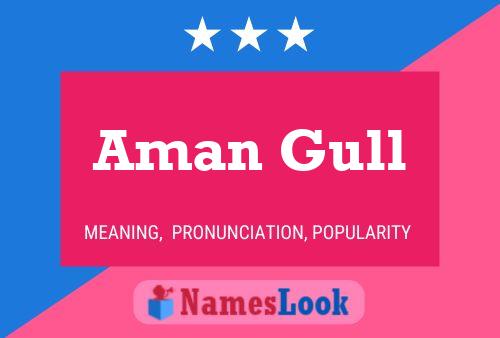 Aman Gull Name Poster