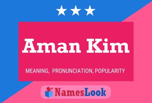 Aman Kim Name Poster