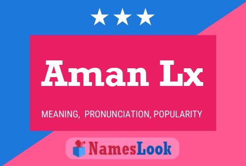 Aman Lx Name Poster