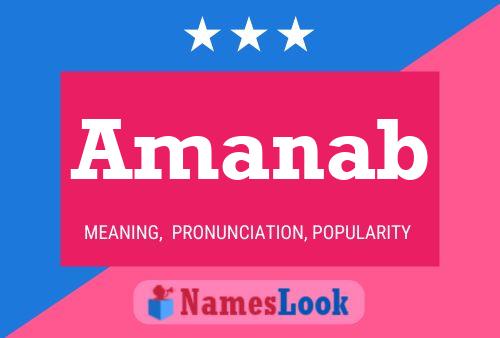 Amanab Name Poster