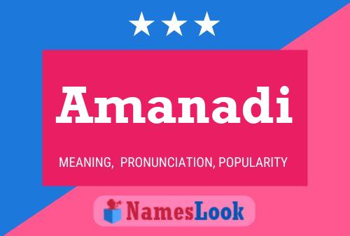 Amanadi Name Poster