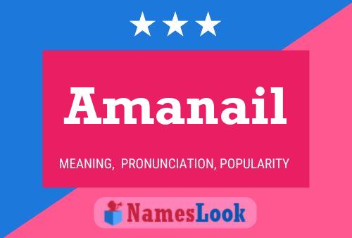 Amanail Name Poster