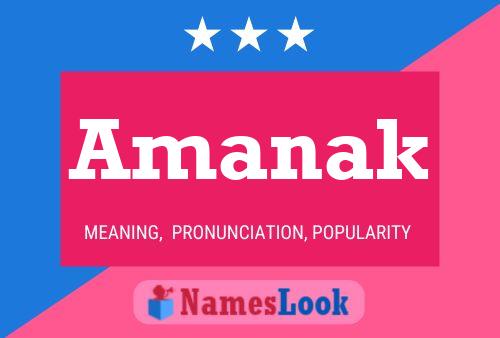 Amanak Name Poster