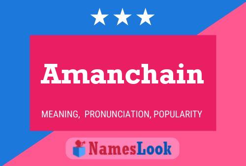 Amanchain Name Poster