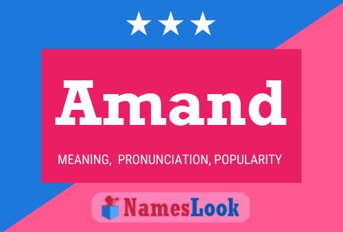 Amand Name Poster