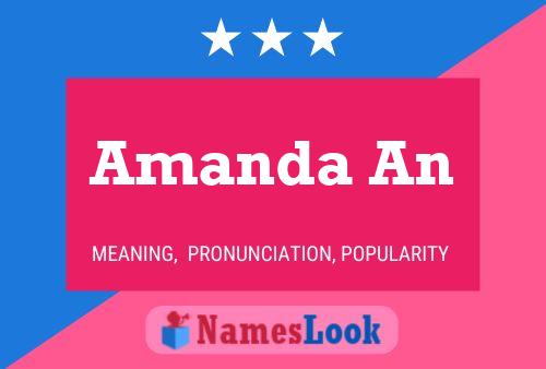 Amanda An Name Poster