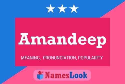 Amandeep Name Poster