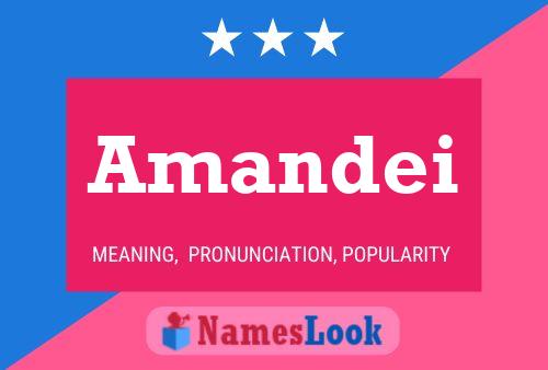 Amandei Name Poster