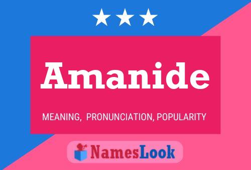 Amanide Name Poster