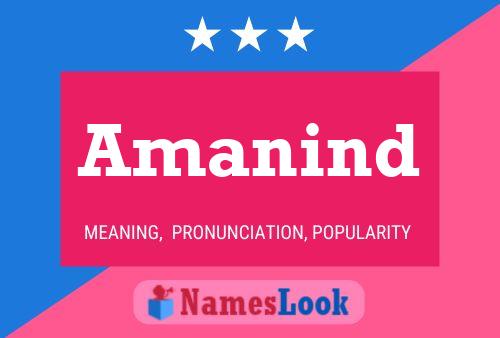 Amanind Name Poster