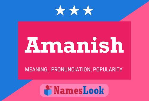 Amanish Name Poster