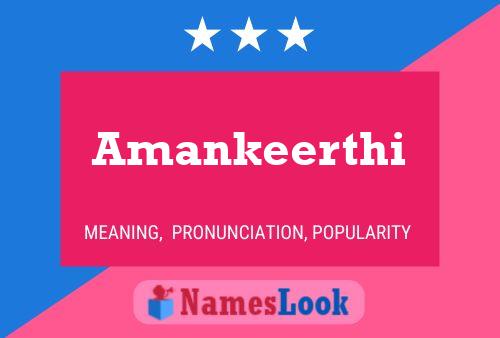 Amankeerthi Name Poster