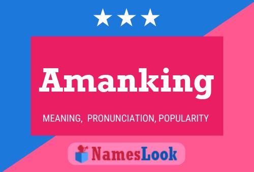 Amanking Name Poster