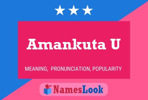 Amankuta U Name Poster