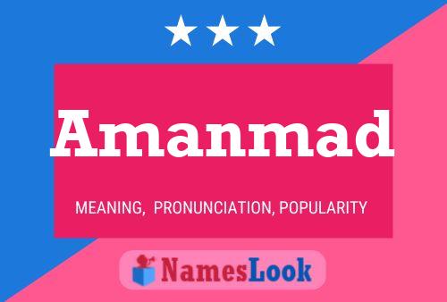 Amanmad Name Poster