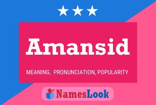 Amansid Name Poster